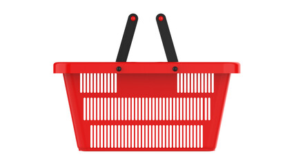 shopping basket market shop isolated in transparend background PNG