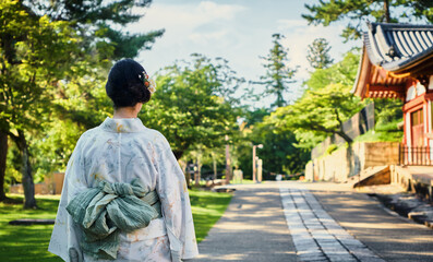 woman kimono geisha costume