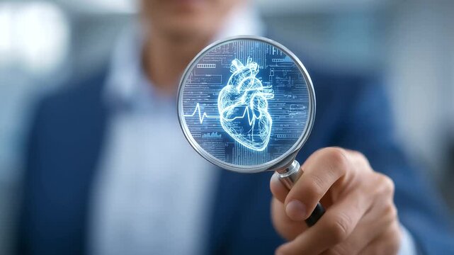 Cutting-edge AI technology revolutionizing diagnostics in a state-of-the-art laboratory environment.