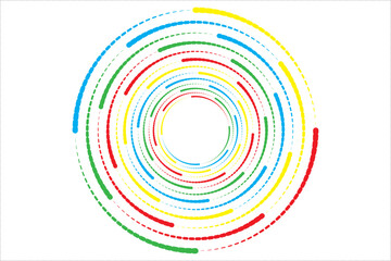 circle color background and wallpaper. vectors