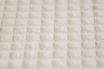 Cream White Waffle Texture | Blanket with even Rectangle Pattern | Cremeweiße Waffel-Struktur |...