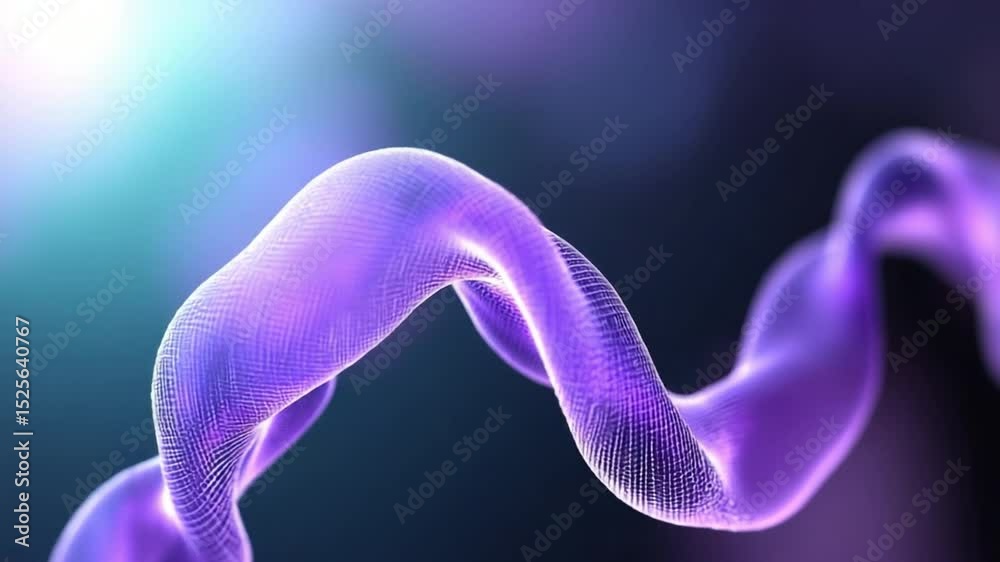 Poster dna strand: a vibrant and detailed illustration of a dna strand. its swirling structure hints at the