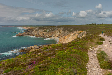 chemin de randonnée GR34  sur la Presqu'île de Crozon en France