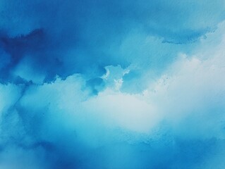 Artistic painting of cloud formations