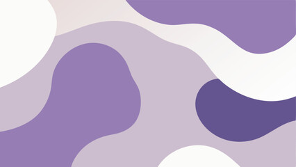 Abstract background with flowing shapes and soft pastel lavender and white tones