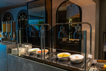 Breakfast Buffet Concept, Breakfast Time in Luxury Hotel