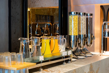 Breakfast Buffet Concept, Breakfast Time in Luxury Hotel
