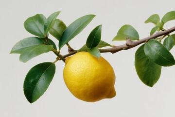 Natural citrus fruit isolated on white background