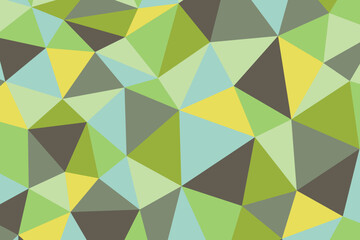 Polygonal rainbow mosaic background. Abstract low poly vector illustration. Triangular pattern in halftone style. Template geometric business design with triangle for poster, banner, card, flyer.