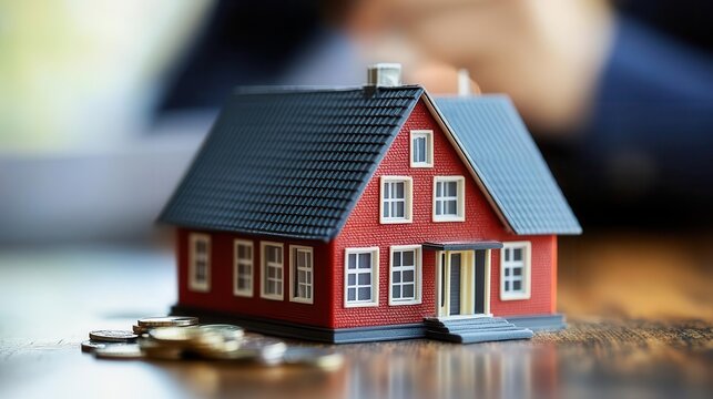 A couple meeting with a banker to discuss a mortgage, Home Finance, Responsible and thoughtful