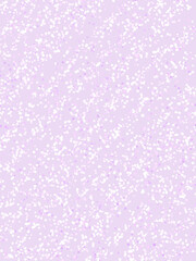 Soft purple background with scattered white dots creating dreamy