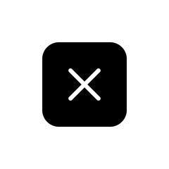 close, cancel button UI icon vector