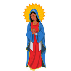 Our Lady of Guadalupe Illustration - Santa Maria