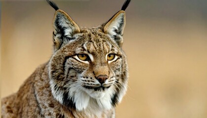 Naklejka premium Lynx portrait, natural light