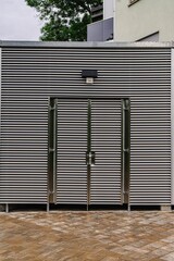 garage door in a building