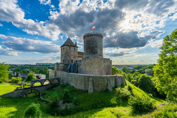 Bedzin Castle at a daytime. Poland