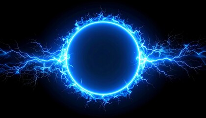 Abstract electric circle