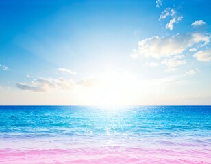 Obraz premium Vibrant beach sunrise