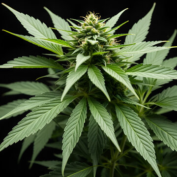 Cannabigerol cannabinoid compounds in the female cannabis plant. CBG element in medical marijuana studies