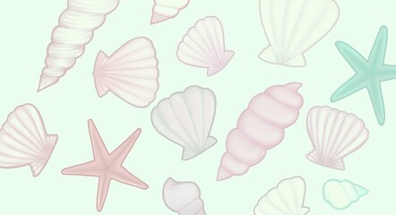 Low Opacity Seashells 