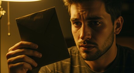 Mysterious Letter: A Man's Intense Gaze
