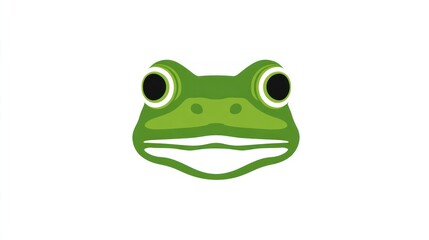 Obraz premium Frog head illustration graphic design