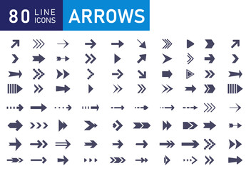 Arrows Set Of Different Arrows Black Arrow Play Directional Direction Vector