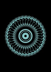 abstract spiral background