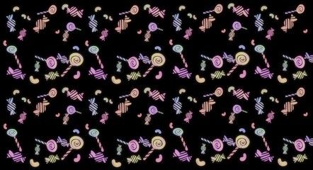 pink candies background