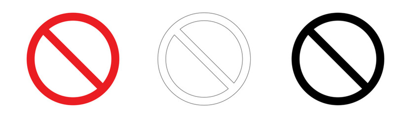 General prohibition in vector format