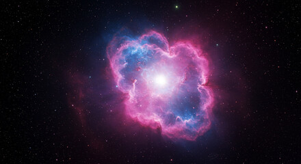 Stunning nebula in the cosmos showcases the beauty of the universe in the dark