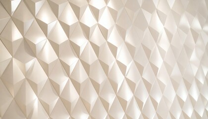 Fototapeta premium Abstract Geometric Pattern White Triangular Texture Background