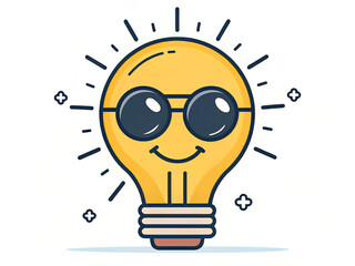 light bulb idea. bulb, light, idea, icon, lamp, light bulb, illustration, energy, lightbulb, concept, symbol, vector, electricity, design, innovation, electric, power, art, bright, drawing, inspiratio