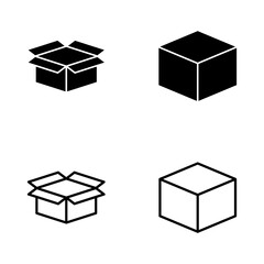 Box icon vector. box sign and symbol, parcel, package
