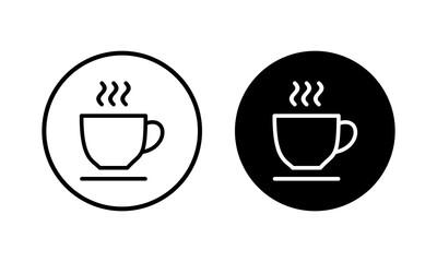 coffee cup icon vector illustration. cup a coffee sign and symbol