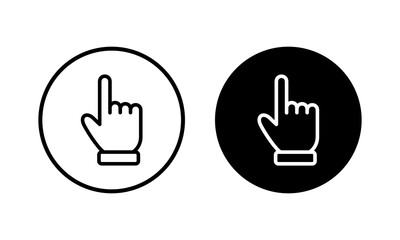Hand cursor icon vector illustration. cursor sign and symbol. hand cursor icon clik