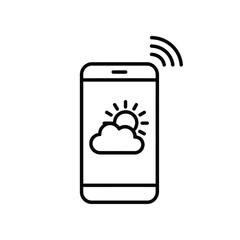Smartphone Weather App Icon
