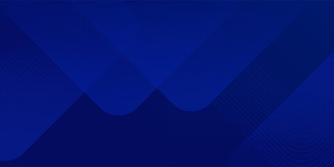 Obraz premium Abstract blue background. Modern simple blue geometric design. Minimal shapes. Suit for booklet, brochure, banner, poster, website, flyer, cover, corporate, backdrop. Vector illustration
