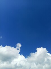 blue sky with clouds