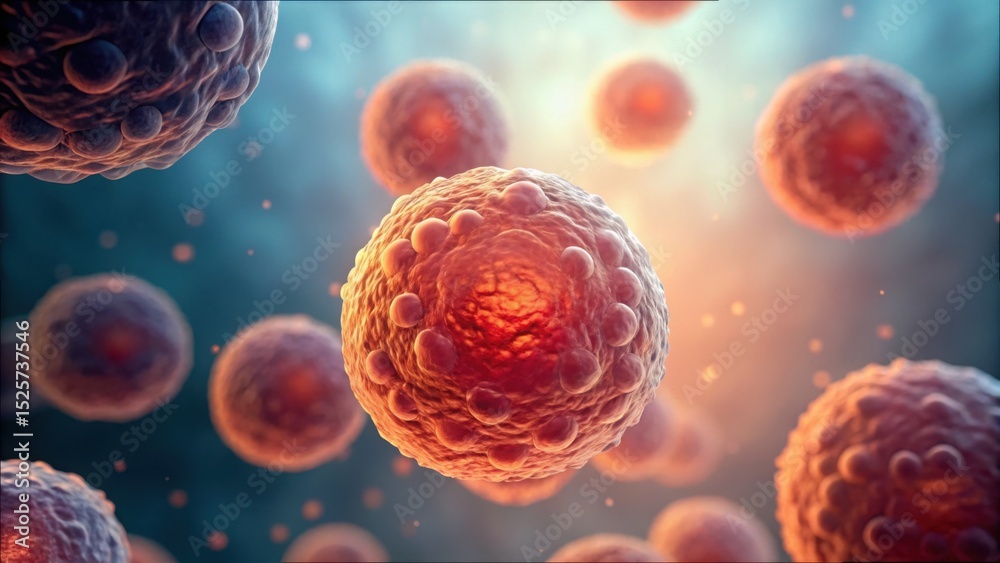 Poster Immune System Response with Cells Attacking Pathogens in Detail