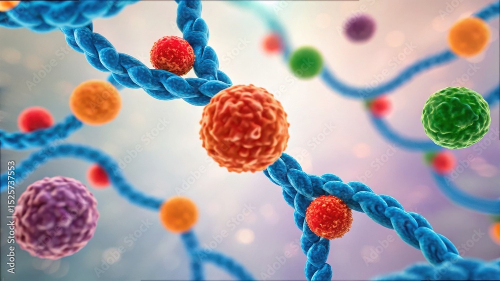 Poster Abstract Visualization of Antibodies with DNA Structure and Colorful Detail