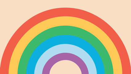 Obraz premium Colorful abstract rainbow illustration in vector format suitable for various design projects