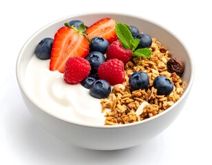 Yogurt parfait with granola and berries (18)