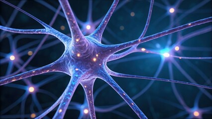 Detailed Visualization of Nerve Network and Damaged Synapses