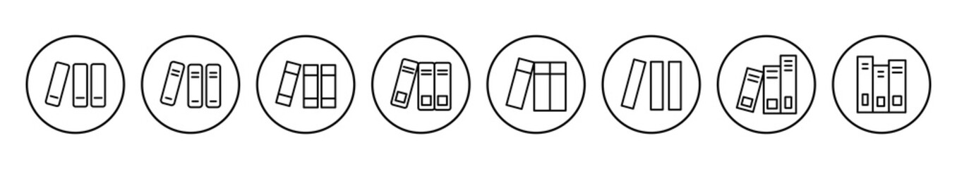 Library icon vector. education icon vector