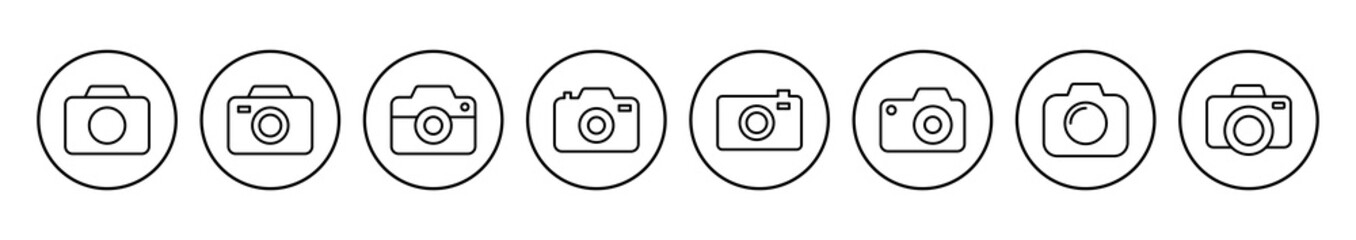 Camera icon vector. photo camera icon. camera photography icon.