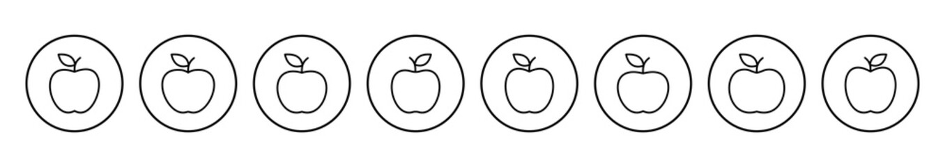 Apple icon vector. Apple vector icon. apple symbols for your web design.