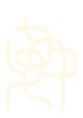 Creamy Linear Maze: Intertwined Lines on White.