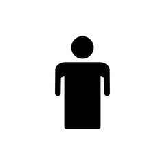 Man icon symbol for apps and websites. male sign and symbol. human symbol