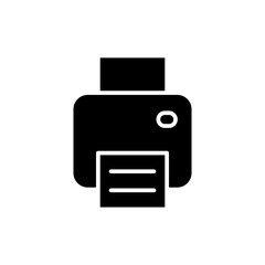 Print icon symbol for apps and websites. printer sign and symbol